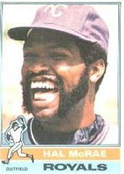 1976 Topps Baseball Cards      072      Hal McRae